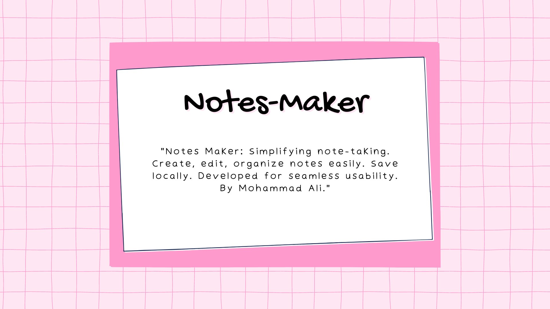 Notes-Maker